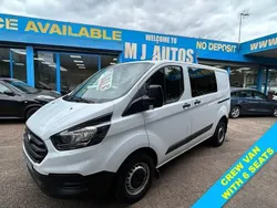 White Used 2022 Ford Transit Custom Van | £14,595 (Fair price)