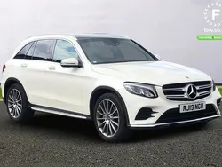 White Used 2019 Mercedes GLC250 AMG Line Premium SUV | £22,899 (Fair price)