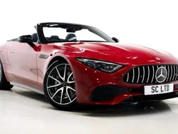 Red Used 2023 Mercedes SL43 AMG Premium Cabriolet | £70,990
