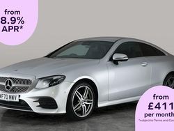 Silver Used 2020 Mercedes E220 AMG Line Premium Coupe | £24,335 (Good price)