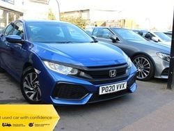 Blue Used 2020 Honda Civic SE Hatchback | £11,595 (Good price)