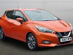 Orange Used 2017 Nissan Micra Acenta Hatchback | £7,999 (Fair price)