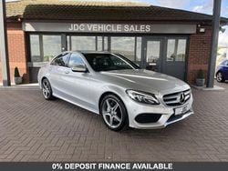 Silver Used 2015 Mercedes C220 AMG line Sedan | £10,990 (Good price)