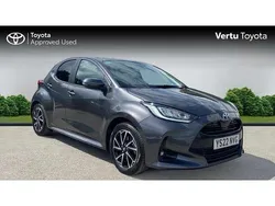 Grey Used 2022 Toyota Yaris Hybrid Design Hatchback | £15,612 (Fair price)