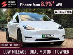 White Used 2023 Tesla Model Y Long Range AWD SUV | £31,495 (Fair price)