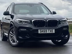 Carbon black Used 2019 BMW X3 M Sport SUV | £24,950 (Super price)