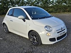 White Used 2015 Fiat 500 S Hatchback | £4,499 (Fair price)