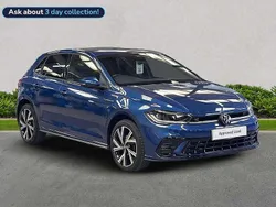 Blue Used 2022 VW Polo R-line Hatchback | £17,141 (Fair price)