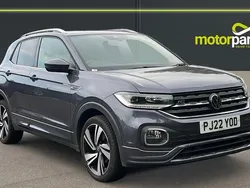 Indium grey metallic Used 2022 VW T-Cross R-line SUV | £18,300 (Fair price)