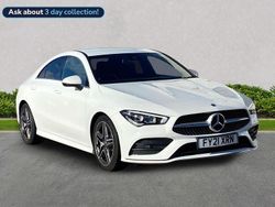 White Used 2021 Mercedes CLA200 AMG line Coupe | £23,083 (Fair price)