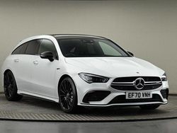 Digital white Used 2021 Mercedes CLA35 AMG Shooting Brake Premium Plus Estate | £30,200