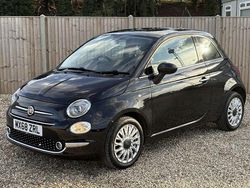 Black Used 2018 Fiat 500 Lounge Hatchback | £7,000 (Fair price)