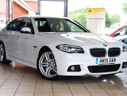 White Used 2015 BMW 528 M Sport Sedan | £13,660