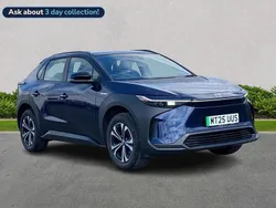 Blue New 2025 Toyota bZ4X PURE SUV | £23,999 (Fair price)