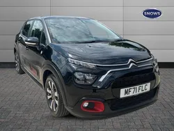 Black Used 2022 Citroën C3 PureTech Hatchback | £10,344 (Fair price)