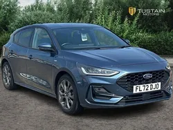 Blue Used 2022 Ford Focus ST-Line Hatchback | £14,699 (Fair price)