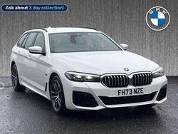 White Used 2024 BMW 530e M Sport Estate | £32,199 (Fair price)