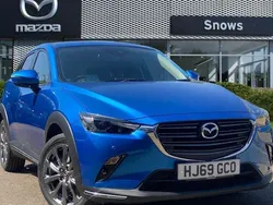 Dynamic blue Used 2018 Mazda CX-3 Inclusive SUV | £15,627 (A bit pricey)