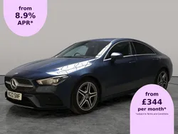 Blue Used 2022 Mercedes CLA180 AMG line Sedan | £25,243 (Fair price)