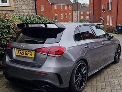 Grey Used 2021 Mercedes A35 AMG Premium Plus Hatchback | £26,500 (Fair price)