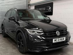 Black Used 2021 VW Tiguan R-line SUV | £17,324 (Super price)