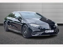 Black Used 2022 Mercedes EQS450+ AMG line Sedan | £45,495