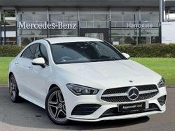 White Used 2021 Mercedes CLA200 AMG Line Premium Coupe | £23,500 (Fair price)