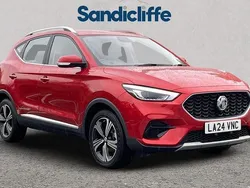 Tri coat dynamic red Used 2023 MG ZS Excite Sedan | £13,562 (Fair price)