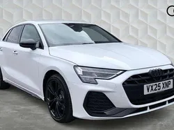 White Used 2025 Audi A3 e-tron Black Edition Hatchback | £37,000