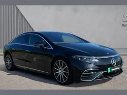 Black Used 2022 Mercedes EQS450+ AMG Line Premium Sedan | £44,789