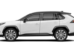 White/black Used 2021 Toyota RAV4 Hybrid Premium SUV | £25,439 (Fair price)