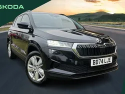 Black magic pearl effect Used 2024 Skoda Karoq SE Drive SUV | £24,850