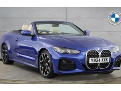 Blue Used 2024 BMW 420 M Sport Cabriolet | £41,990 (Fair price)