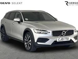 Bright silver Used 2021 Volvo V60 Estate | £31,990 (Fair price)