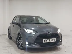 Grey Used 2022 Toyota Yaris Hybrid Design Hatchback | £16,498 (Fair price)