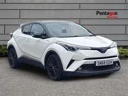 White Used 2019 Toyota C-HR SUV | £16,400 (Fair price)