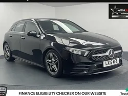 Black Used 2019 Mercedes A200 AMG Line Premium Hatchback | £16,440 (Fair price)
