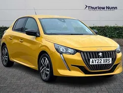 Yellow Used 2022 Peugeot 208 Allure Premium Hatchback | £11,999 (Fair price)