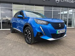 Blue Used 2021 Peugeot e-2008 Allure Premium SUV | £12,495 (Fair price)