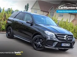 Black Used 2016 Mercedes GLE250 AMG line SUV | £19,495 (Fair price)