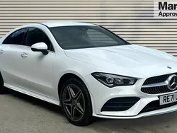 White Used 2021 Mercedes CLA250e AMG Line Premium Sedan | £19,722 (Fair price)