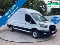 Frozen white (solid colour) Used 2022 Ford Transit | £15,995 (Good price)