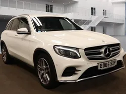 White Used 2015 Mercedes GLC220 AMG line Estate | £13,495 (Expensive)