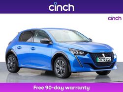 Blue Used 2022 Peugeot e-208 Allure Premium Hatchback | £13,249 (Fair price)