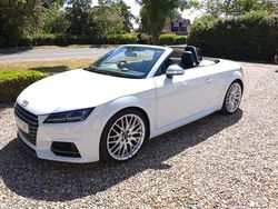 Pearlescent white Used 2017 Audi TTS Comfort Coupe | £23,500 (Fair price)