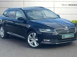 Black magic pearlescent Used 2018 Skoda Superb SE L Executive Estate | £15,995 (Fair price)