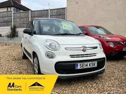 White/black Used 2014 Fiat 500L Easy MPV | £3,995 (Fair price)