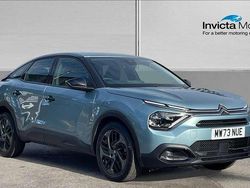 Iceland blue metallic Used 2023 Citroën C4 PureTech Hatchback | £14,095 (Fair price)