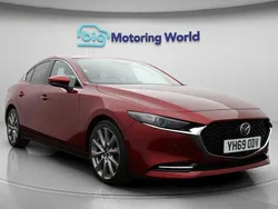 Red Used 2019 Mazda 3 Inclusive Sedan | £12,800 (Fair price)