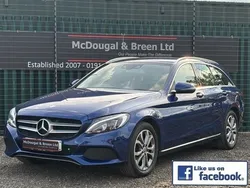 Blue Used 2017 Mercedes C200 Estate | £10,995 (Good price)
